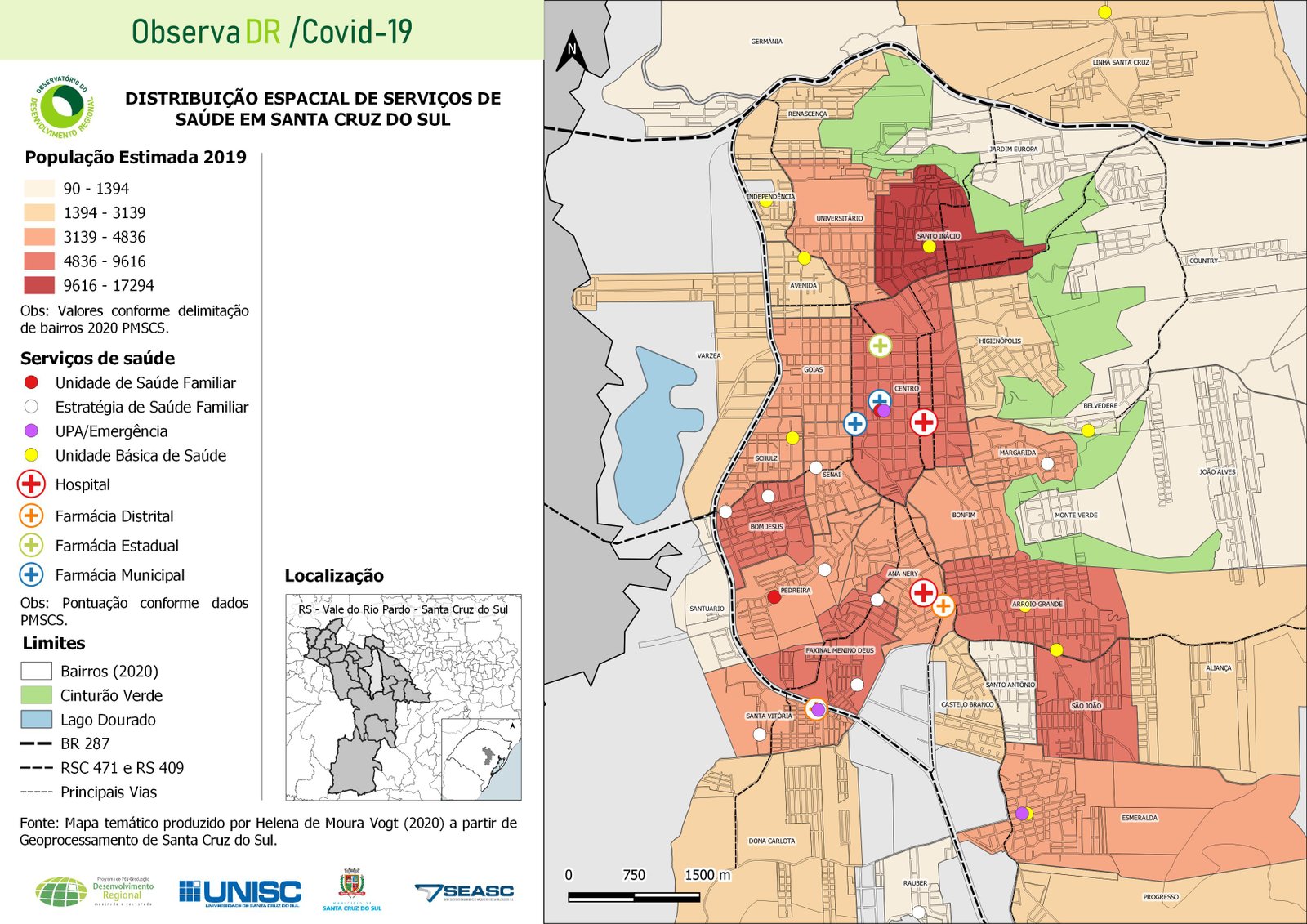 Dados e Mapas de Santa Cruz do Sul Observa DR Observat rio do